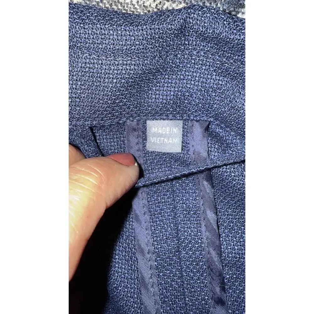 Bonobos Blazer Men's 54 L Slim Fit Blue Vitale Barberis Canoncio Wool 2 Button